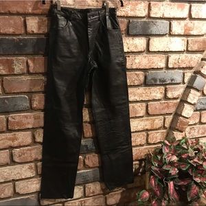 COLEBROOK 100% genuine leather pants. 28/31